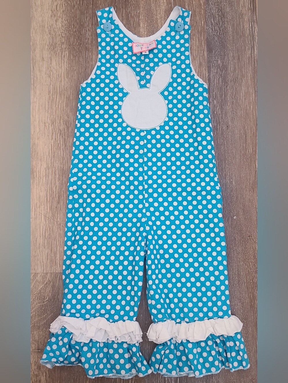 Southern Tots Polka-dot Romper Girls 3T